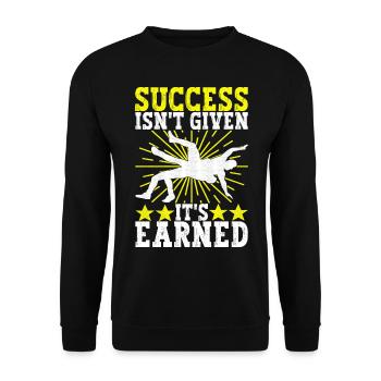 Lutte Lutteurs Lutteurs - Sweat-shirt Unisexe - noir - Devant - Alina (178cm) & Michal (187cm)