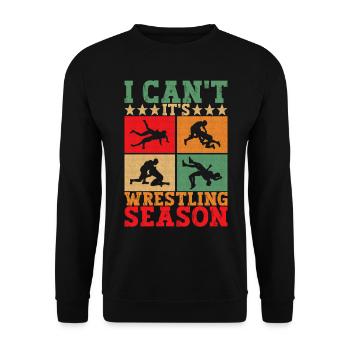 Lutte Lutteurs Lutteurs - Sweat-shirt Unisexe - noir - Devant - Alina (178cm) & Michal (187cm)