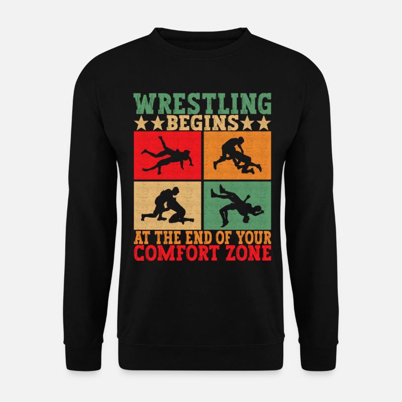 Wrestling Ringen Ringer - Unisex Pullover - Schwarz