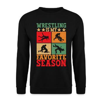 Lutte Lutteurs Lutteurs - Sweat-shirt Unisexe - noir - Devant - Alina (178cm) & Michal (187cm)
