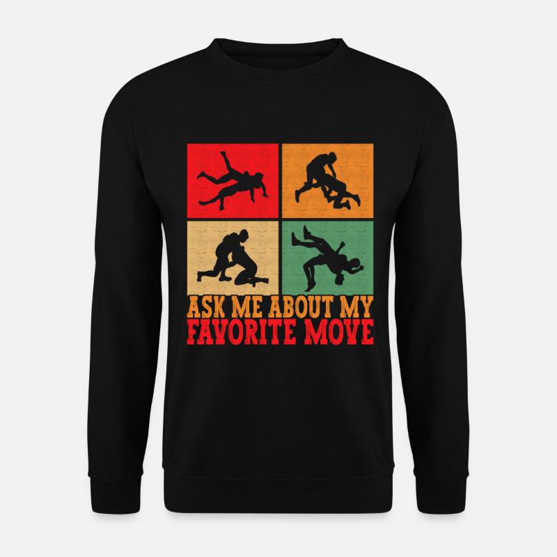 Lutte Lutteurs Lutteurs - Sweat-shirt Unisexe - noir