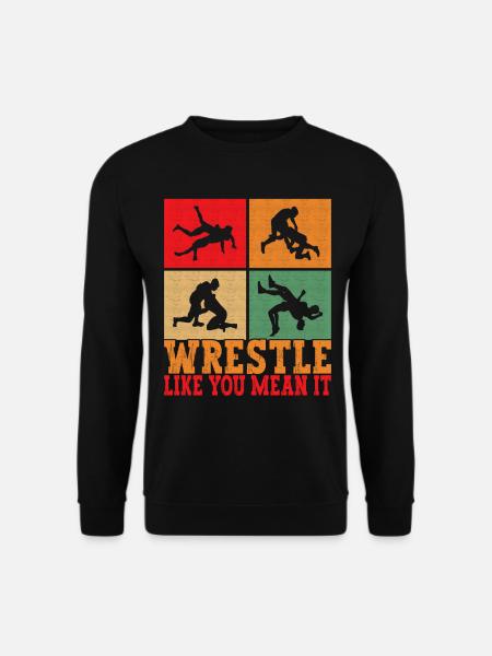 Wrestling Ringen Ringer - Unisex Pullover - Schwarz