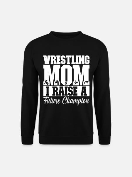 Wrestling Mom Ringen Ringer - Unisex Pullover - Schwarz