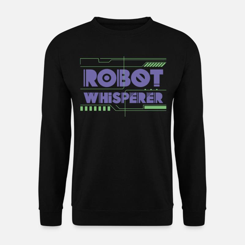 Robot Robotics Engineer Robot - Unisex Pullover - Schwarz