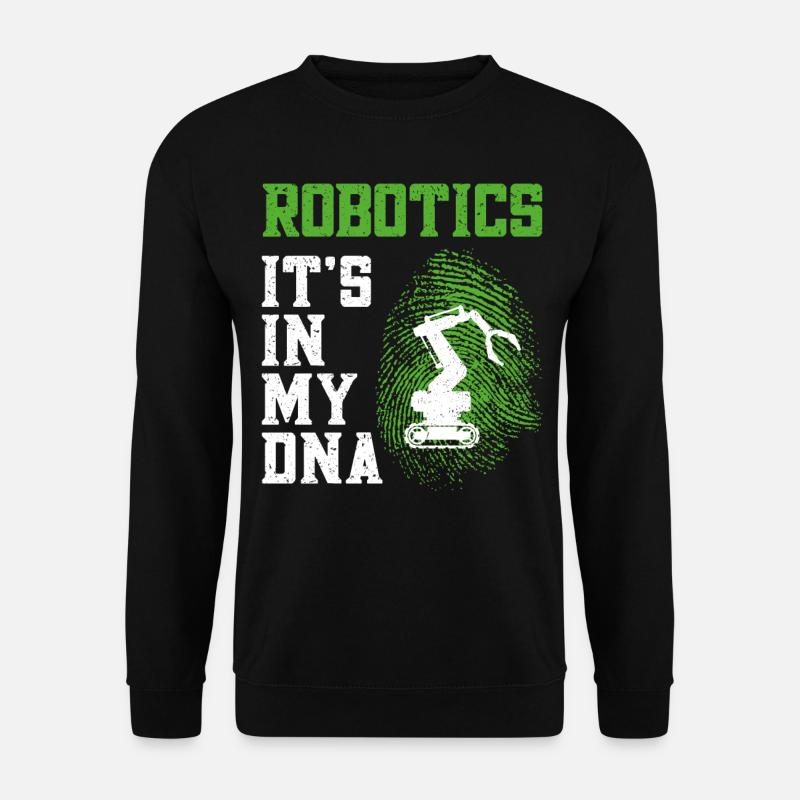 Robot Robotics Engineer Robotics - Unisex Pullover - Schwarz