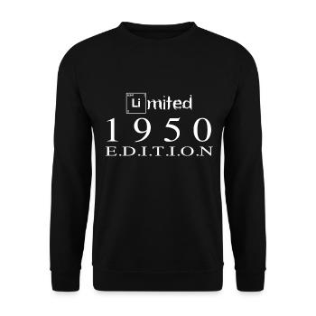 Édition limitée 1950 - Sweat-shirt Unisexe - noir - Devant - Alina (178cm) & Michal (187cm)