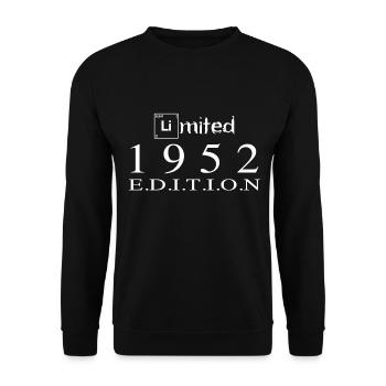 Limited Edition 1952 - Unisex Pullover - Schwarz - Vorne - Alina (178cm) & Michal (187cm)
