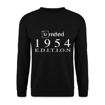 Édition limitée 1954 - Sweat-shirt Unisexe - noir - Devant - Alina (178cm) & Michal (187cm)