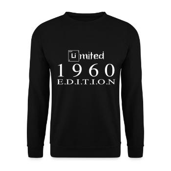 Édition limitée 1960 - Sweat-shirt Unisexe - noir - Devant - Alina (178cm) & Michal (187cm)
