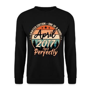 April 2017 anniversary 2017 legends April - Unisex Sweatshirt - black - Front - Alina (178cm) & Michal (187cm)
