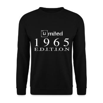 Édition limitée 1965 - Sweat-shirt Unisexe - noir - Devant - Alina (178cm) & Michal (187cm)