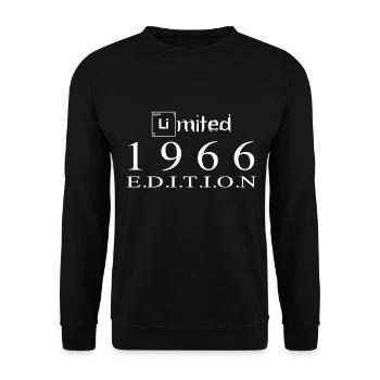 Limited Edition 1966 - Unisex Pullover - Schwarz - Vorne - Alina (178cm) & Michal (187cm)