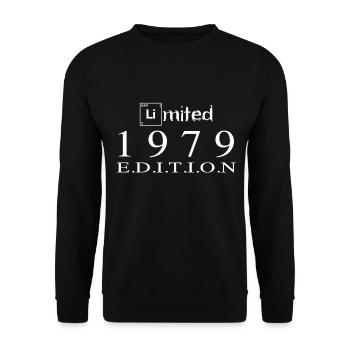 Limited Edition 1979 - Unisex Sweatshirt - black - Front - Alina (178cm) & Michal (187cm)