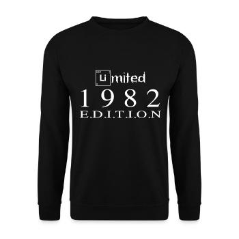 Édition limitée 1982 - Sweat-shirt Unisexe - noir - Devant - Alina (178cm) & Michal (187cm)
