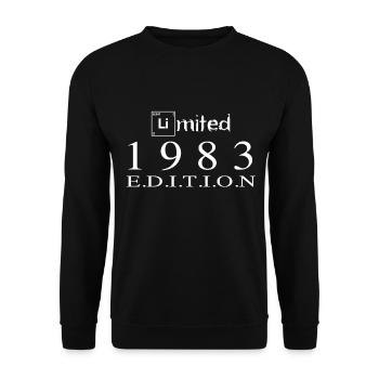 Limited Edition 1983 - Unisex Sweatshirt - black - Front - Alina (178cm) & Michal (187cm)
