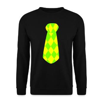 Clown Costume Carnival Carnival - Unisex Sweatshirt - black - Front - Alina (178cm) & Michal (187cm)