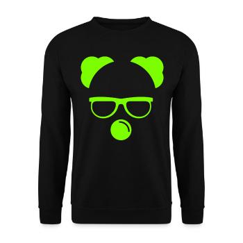 Clown Costume Carnival Carnival - Unisex Sweatshirt - black - Front - Alina (178cm) & Michal (187cm)