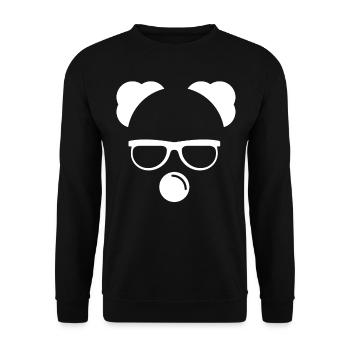 Clown Costume Carnival Carnival - Unisex Sweatshirt - black - Front - Alina (178cm) & Michal (187cm)