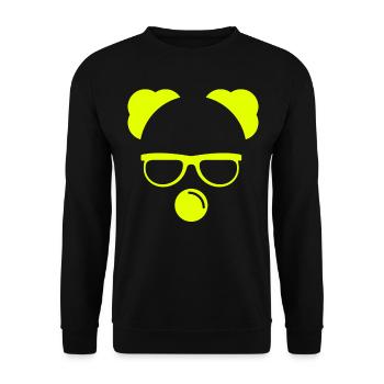 Clown Costume Carnival Carnival - Unisex Sweatshirt - black - Front - Alina (178cm) & Michal (187cm)