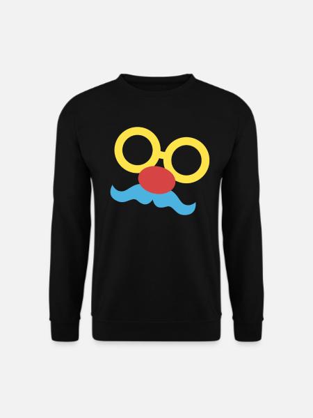 Clown Kostüm Karneval Fasching - Unisex Pullover - Schwarz