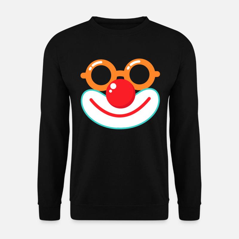 Clown Kostüm Karneval Fasching - Unisex Pullover - Schwarz