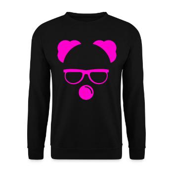 Clown Costume Carnival Carnival - Unisex Sweatshirt - black - Front - Alina (178cm) & Michal (187cm)