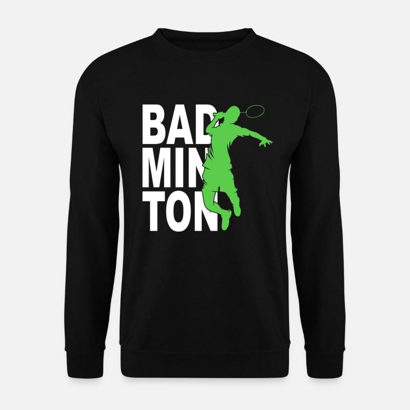 Badminton - Unisex Pullover - Schwarz