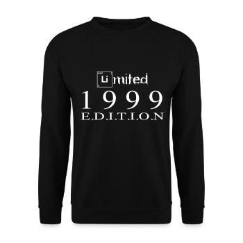 Limited Edition 1999 - Unisex Pullover - Schwarz - Vorne - Alina (178cm) & Michal (187cm)