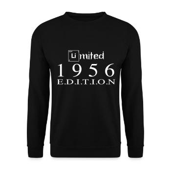 Édition limitée 1956 - Sweat-shirt Unisexe - noir - Devant - Alina (178cm) & Michal (187cm)