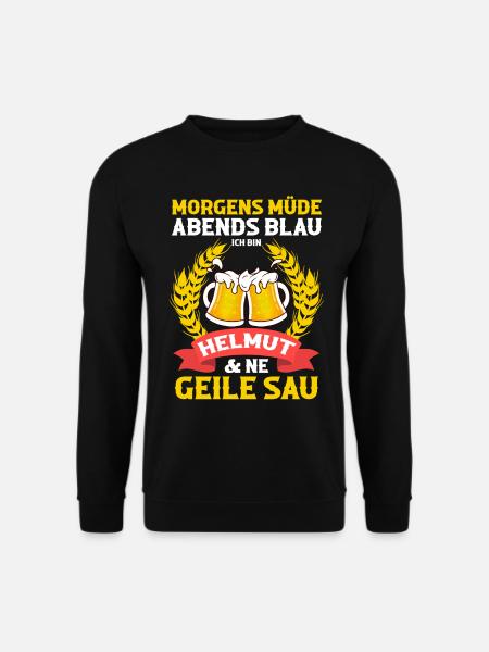 Helmut - Unisex Pullover - Schwarz