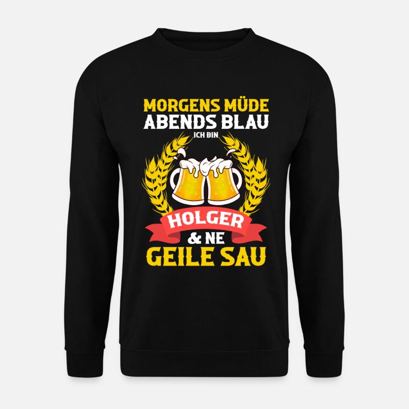 Holger - Unisex Pullover - Schwarz
