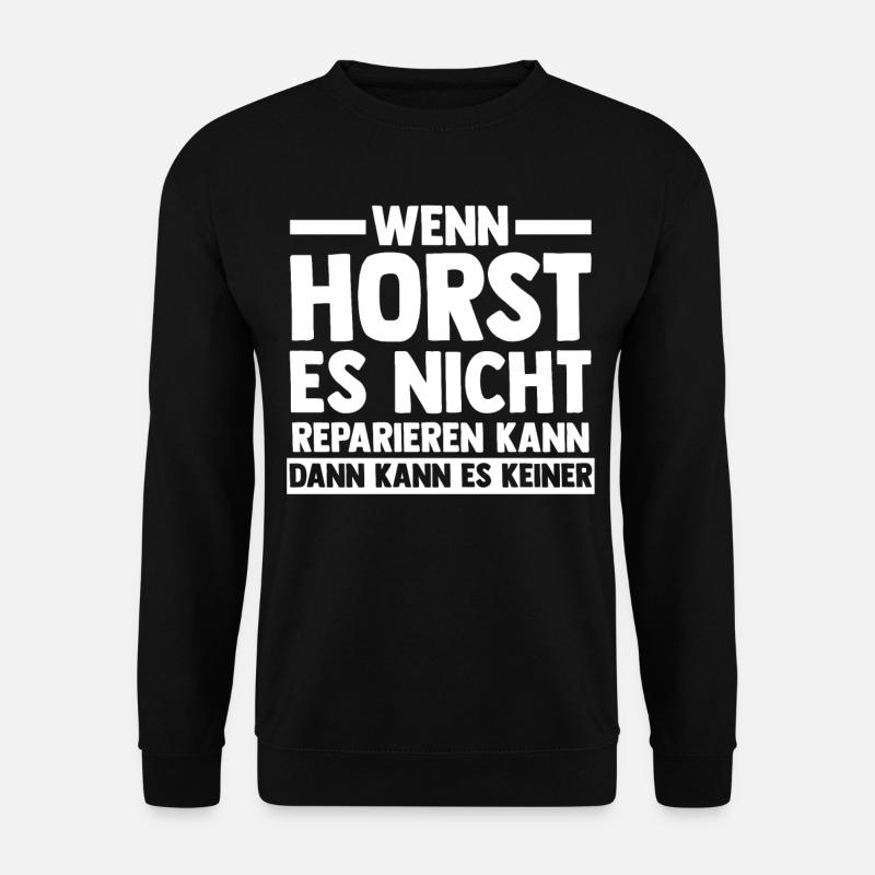 Horst - Unisex Pullover - Schwarz