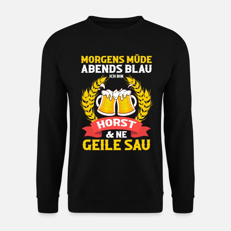Horst - Unisex Pullover - Schwarz