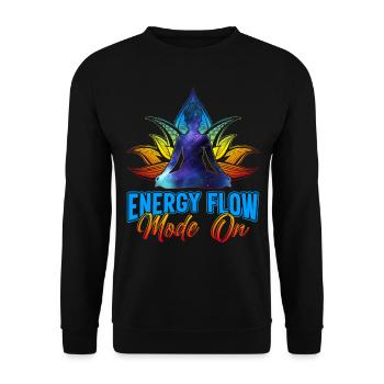 Reiki Praktizierende & Reiki Master - Unisex Pullover - Schwarz - Vorne - Alina (178cm) & Michal (187cm)