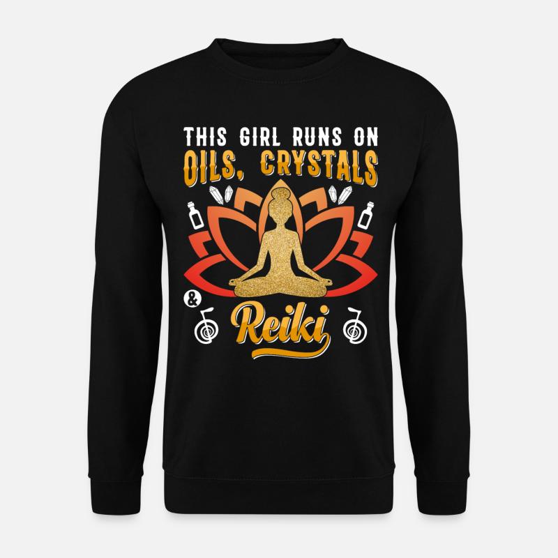Reiki Practitioners & Reiki Master - Unisex Sweatshirt - black