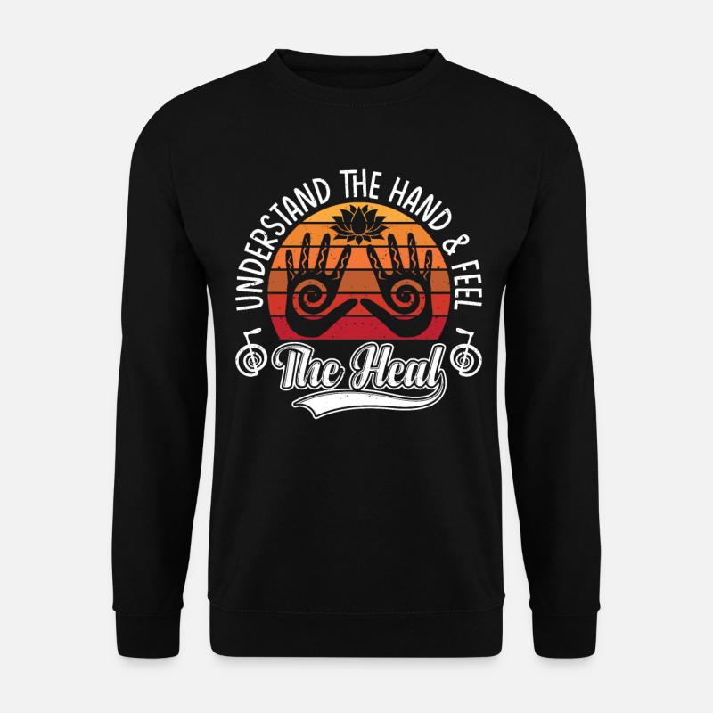 Reiki Practitioners & Reiki Master - Unisex Sweatshirt - black