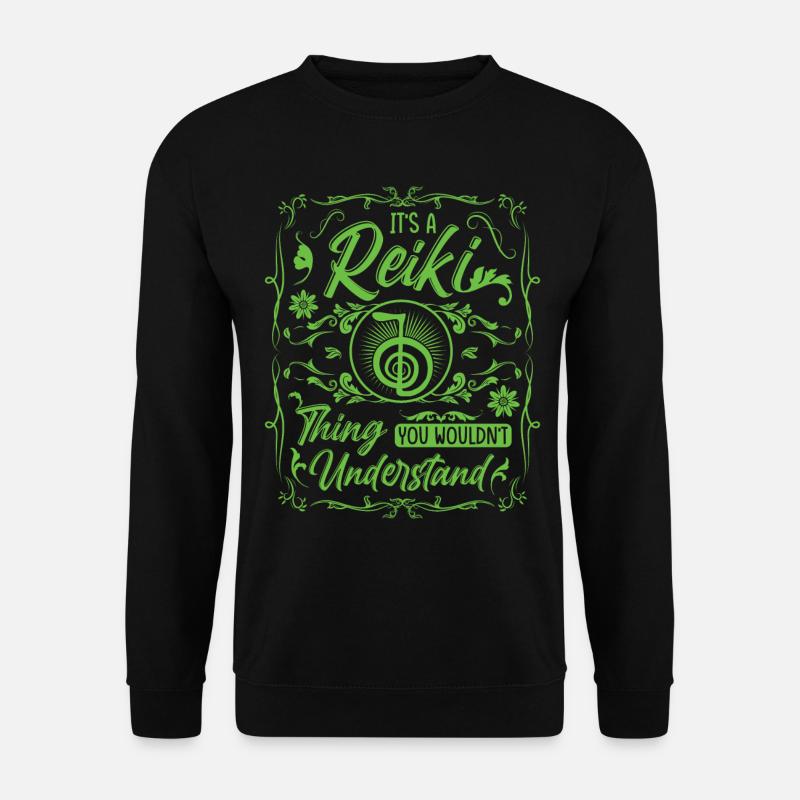 Reiki Practitioners & Reiki Master - Unisex Sweatshirt - black