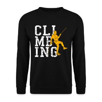 Grimper - Sweat-shirt Unisexe - noir - Devant - Alina (178cm) & Michal (187cm)