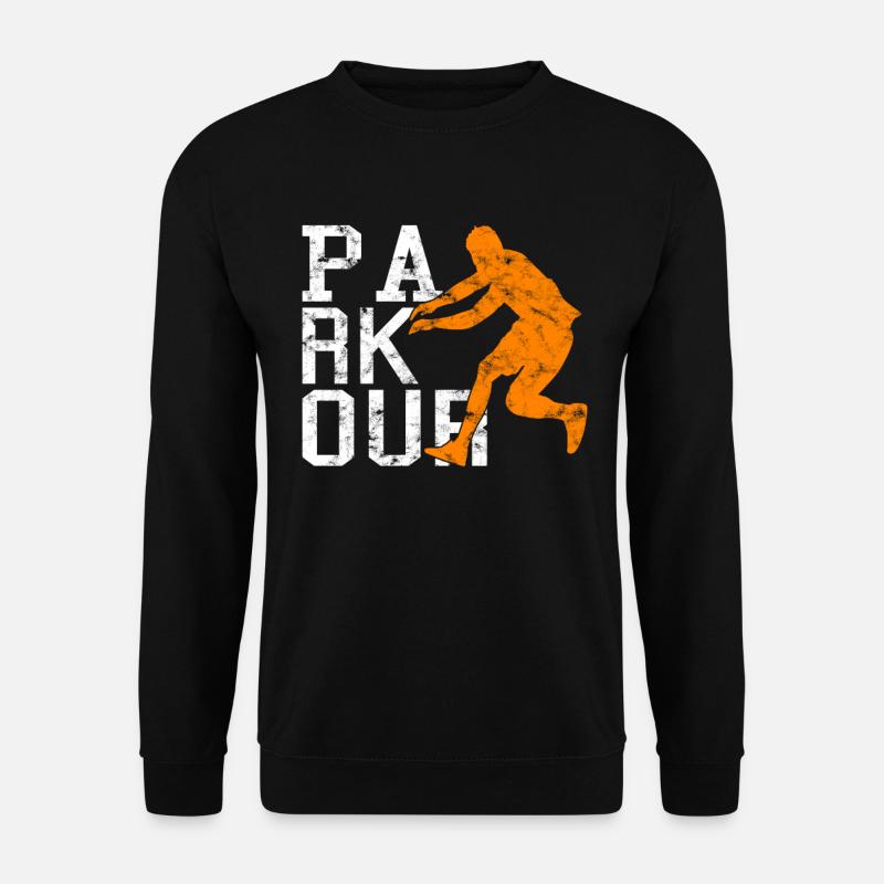 Parkour - Unisex Pullover - Schwarz