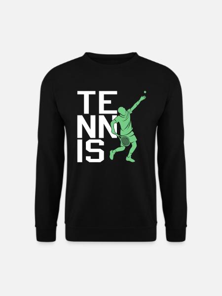 Tennis - Unisex Pullover - Schwarz