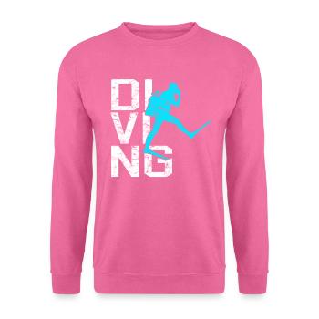 Dive - Unisex Sweatshirt - pink - Front