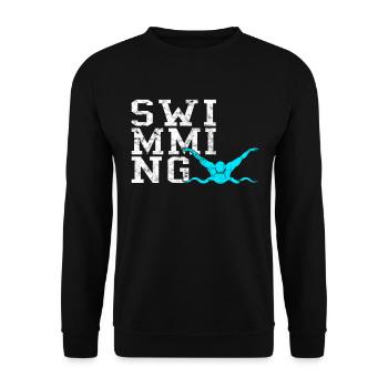 Nager - Sweat-shirt Unisexe - noir - Devant - Alina (178cm) & Michal (187cm)
