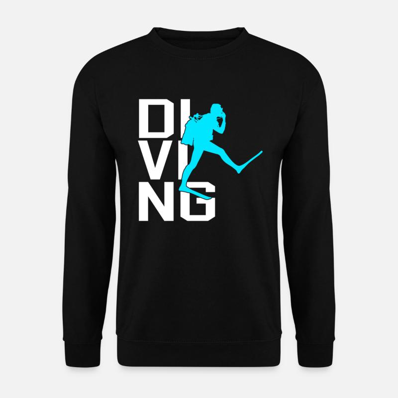 Tauchen - Unisex Pullover - Schwarz