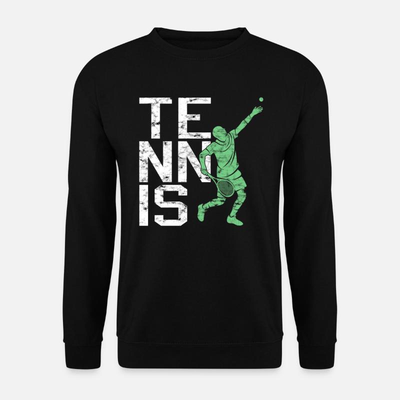 Tennis - Unisex Sweatshirt - black