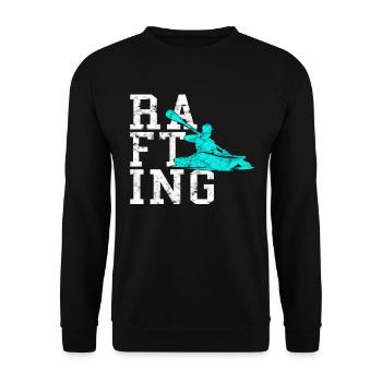 Ramer - Sweat-shirt Unisexe - noir - Devant - Alina (178cm) & Michal (187cm)