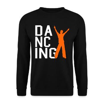 Dance - Unisex Sweatshirt - black - Front - Alina (178cm) & Michal (187cm)