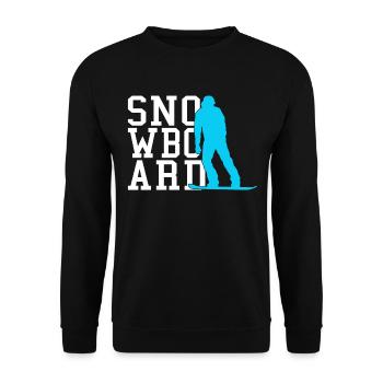 Planche à neige - Sweat-shirt Unisexe - noir - Devant - Alina (178cm) & Michal (187cm)