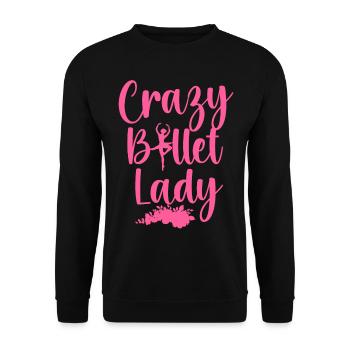 Ballet Danseuse Danse Ballerine - Sweat-shirt Unisexe - noir - Devant - Alina (178cm) & Michal (187cm)