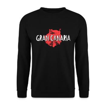 Gran Canaria - Unisex Sweatshirt - black - Front - Alina (178cm) & Michal (187cm)
