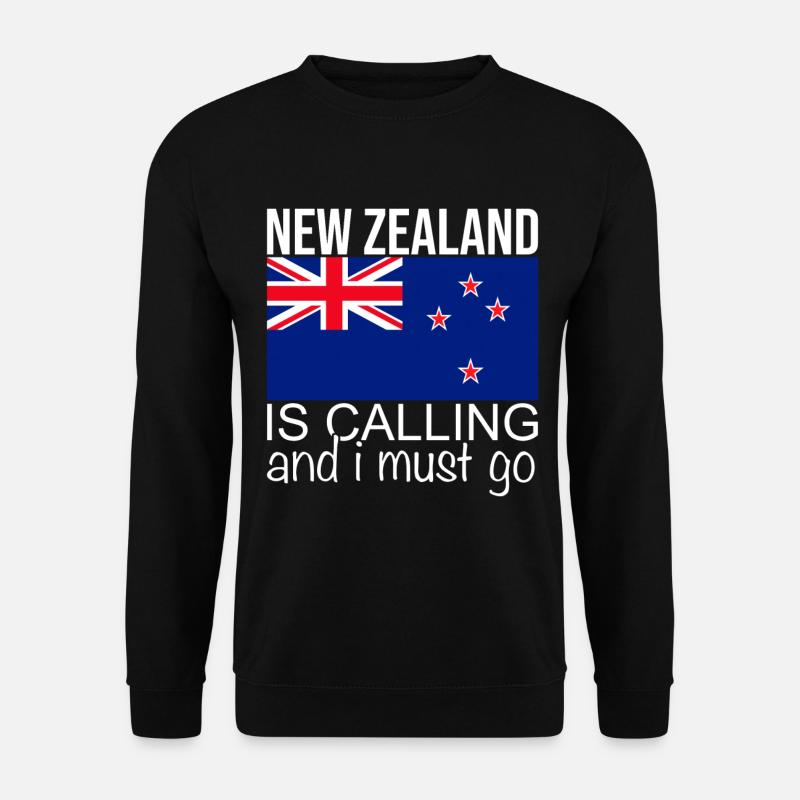 Neuseeland Spruch - Unisex Pullover - Schwarz